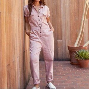 Light Pink Jumpsuit, Size S